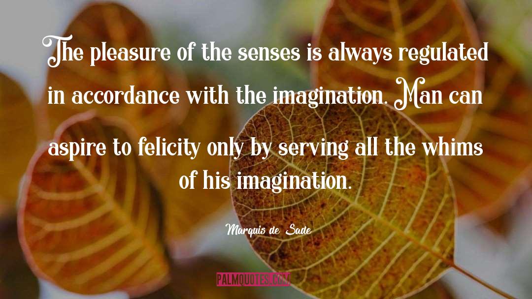 Other Senses quotes by Marquis De Sade