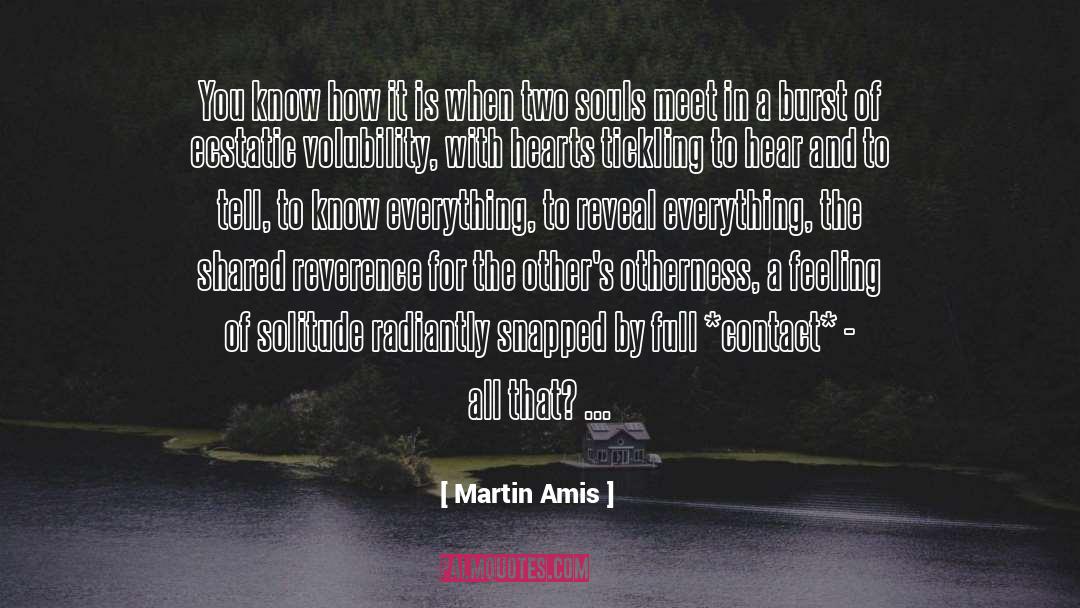 Otherness quotes by Martin Amis