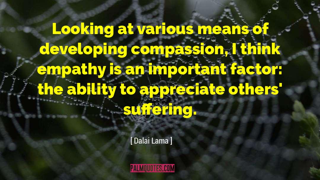 Others Suffering quotes by Dalai Lama