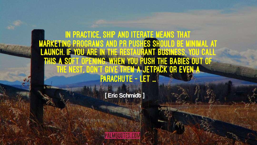 Ottavios Restaurant quotes by Eric Schmidt