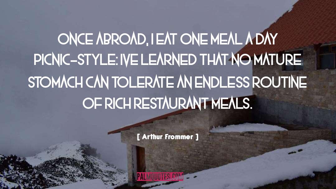 Ottavios Restaurant quotes by Arthur Frommer