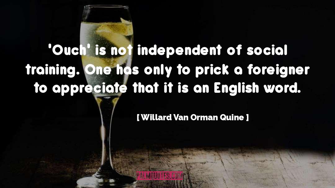 Ouch quotes by Willard Van Orman Quine
