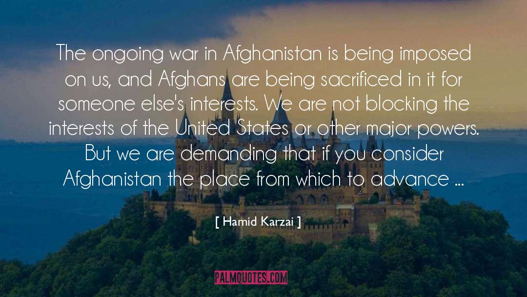 Ouchene Hamid quotes by Hamid Karzai