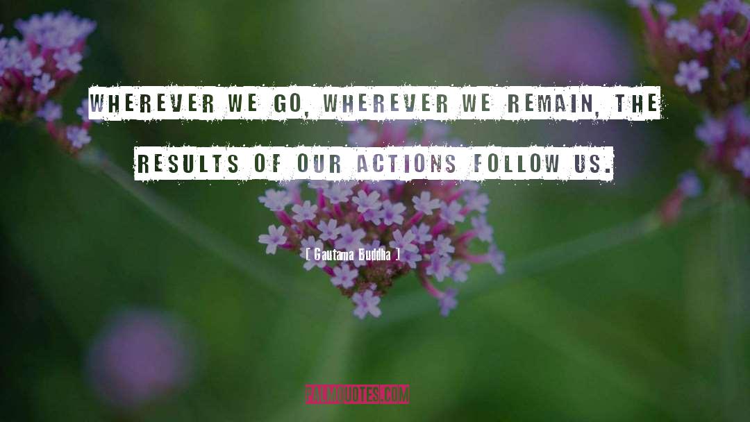 Our Actions quotes by Gautama Buddha