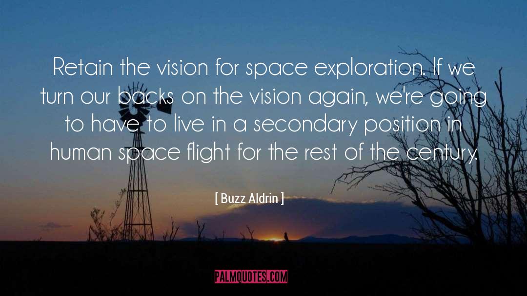 Our Backs quotes by Buzz Aldrin