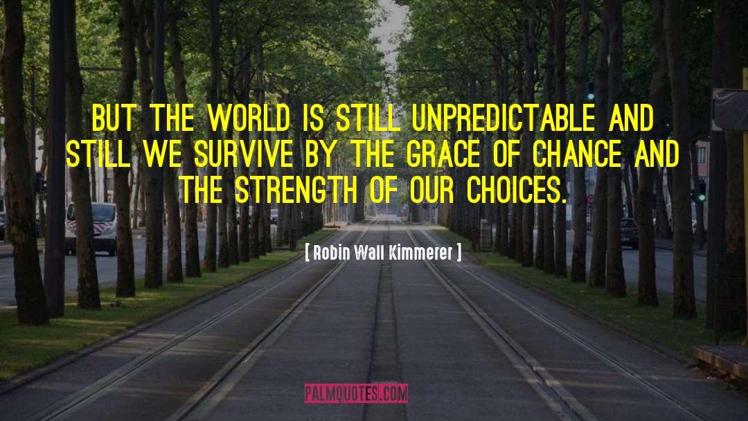 Our Choices quotes by Robin Wall Kimmerer