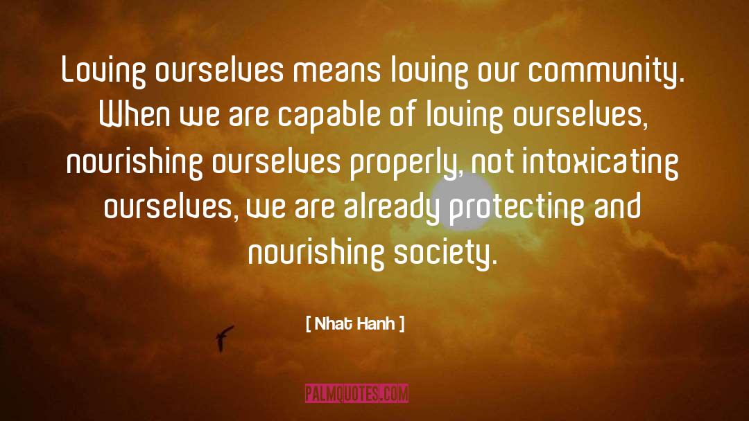 Our Community quotes by Nhat Hanh