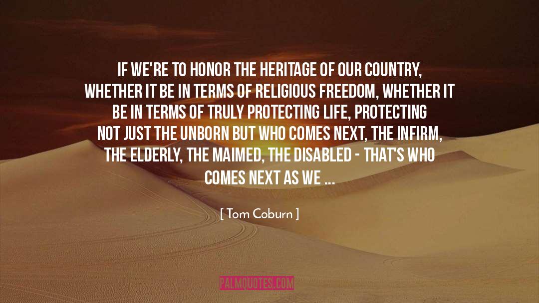 Our Country quotes by Tom Coburn