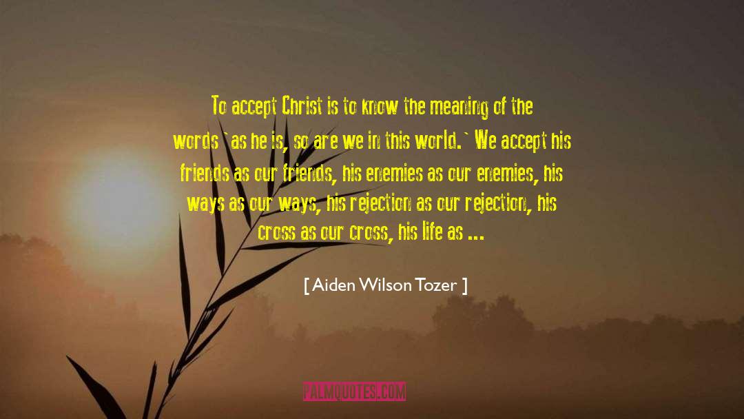 Our Cross quotes by Aiden Wilson Tozer
