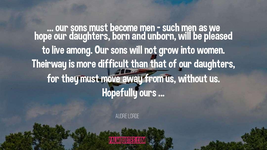 Our Daughter quotes by Audre Lorde