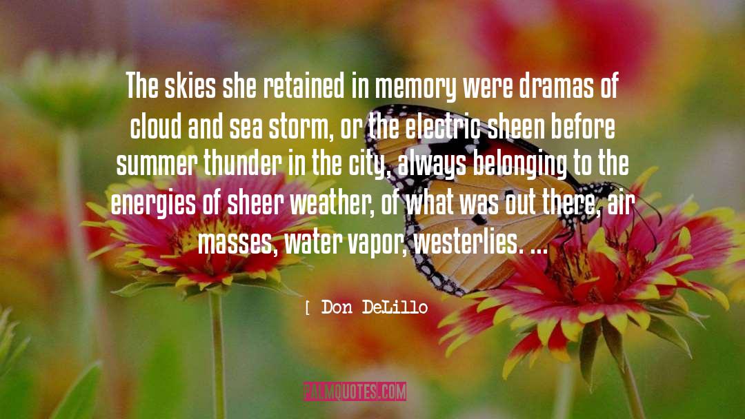 Our Energies quotes by Don DeLillo