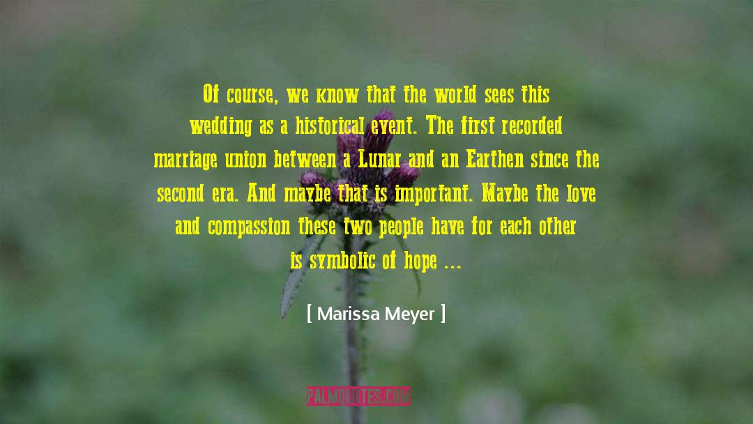 Our First Wedding Anniversary quotes by Marissa Meyer