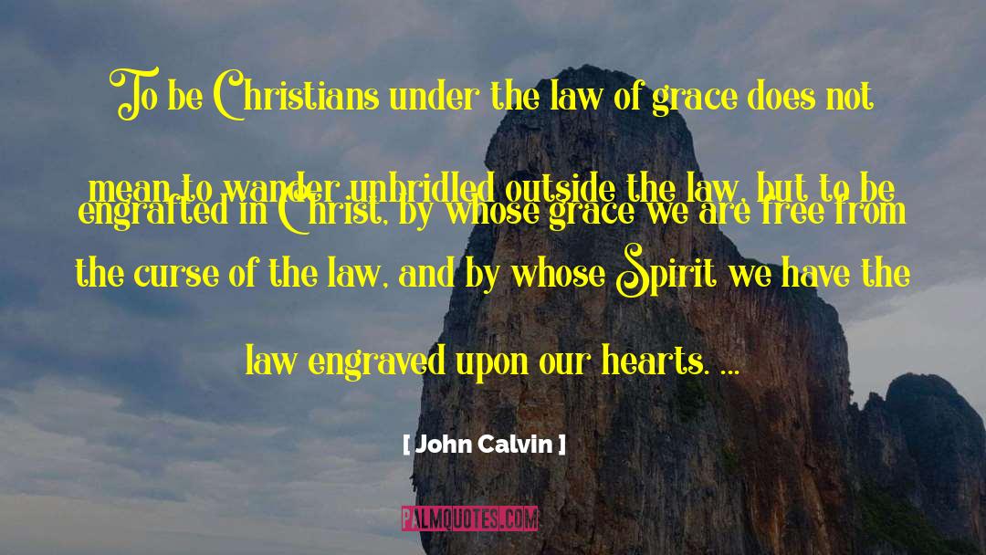 Our Hearts Are Not Fat Or Thin quotes by John Calvin