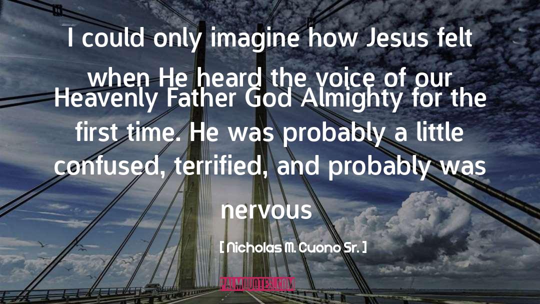 Our Heavenly Father quotes by Nicholas M. Cuono Sr.