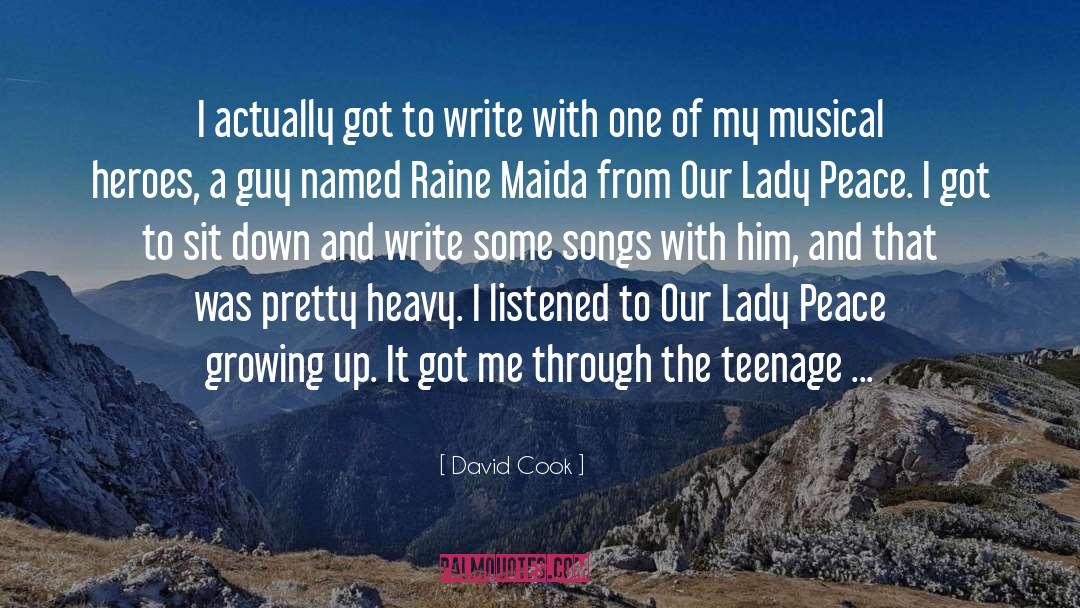 Our Lady quotes by David Cook