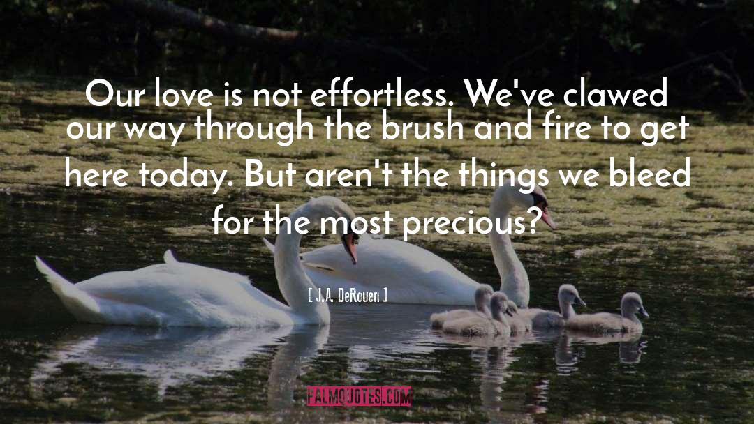 Our Love quotes by J.A. DeRouen