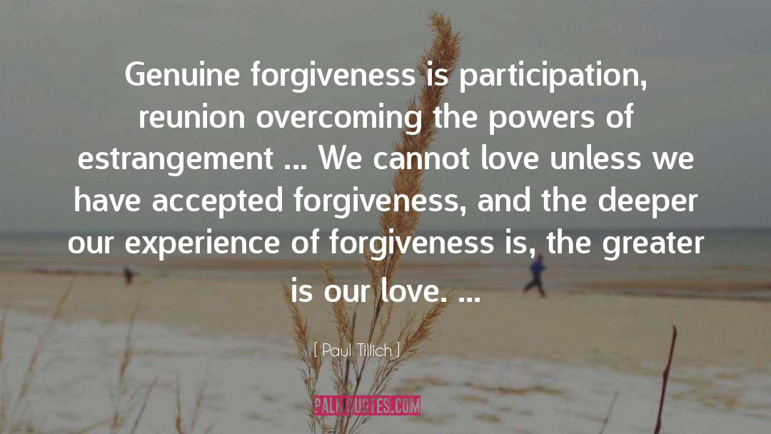 Our Love quotes by Paul Tillich