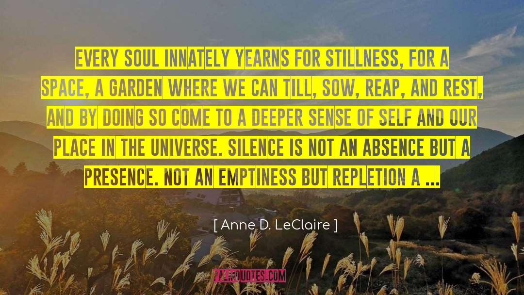 Our Place In The Universe quotes by Anne D. LeClaire