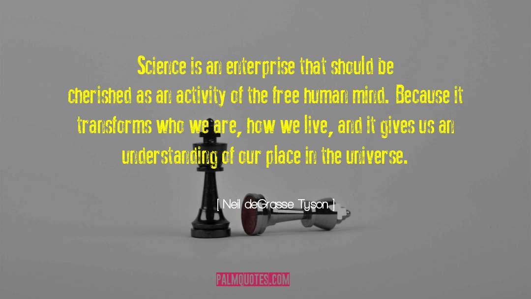 Our Place In The Universe quotes by Neil DeGrasse Tyson