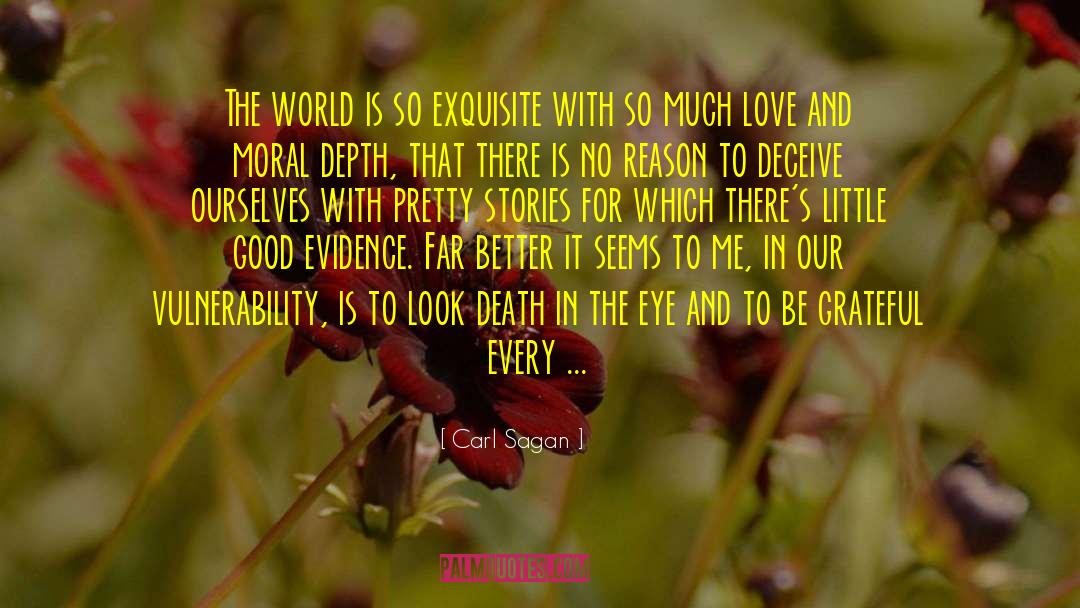 Our Pretty Little Symbol World quotes by Carl Sagan