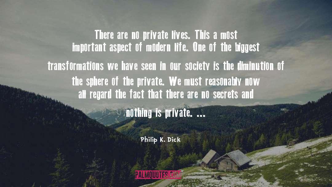 Our Society quotes by Philip K. Dick