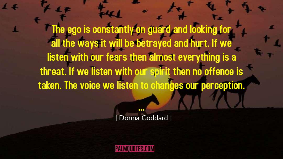 Our Spirit quotes by Donna Goddard