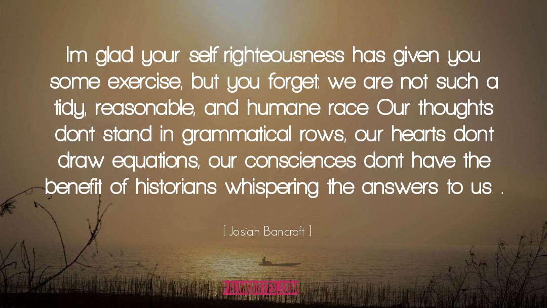 Our Thoughts quotes by Josiah Bancroft