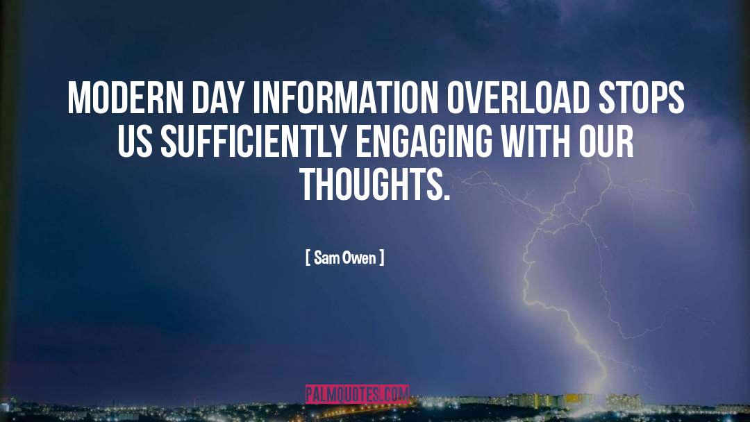 Our Thoughts quotes by Sam Owen