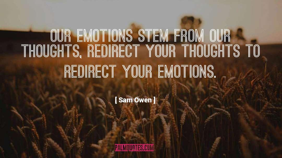Our Thoughts quotes by Sam Owen