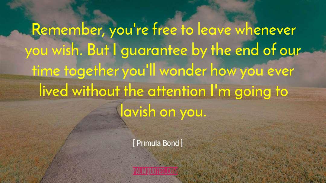 Our Time Together quotes by Primula Bond