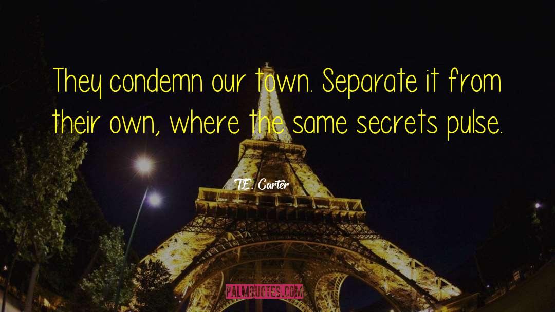 Our Town quotes by T.E. Carter