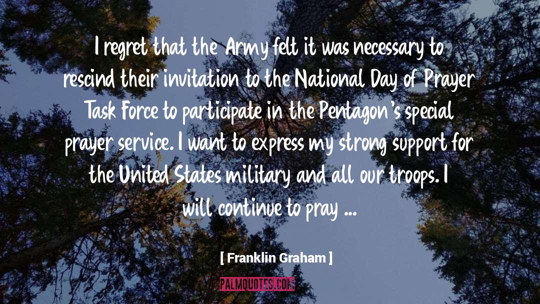 Our Troops quotes by Franklin Graham