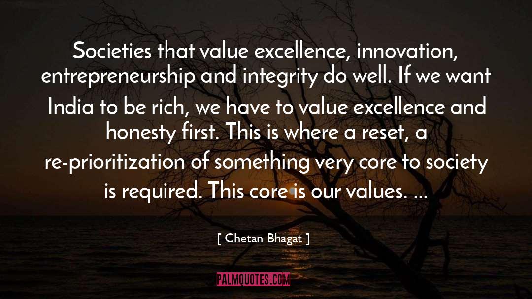 Our Values quotes by Chetan Bhagat