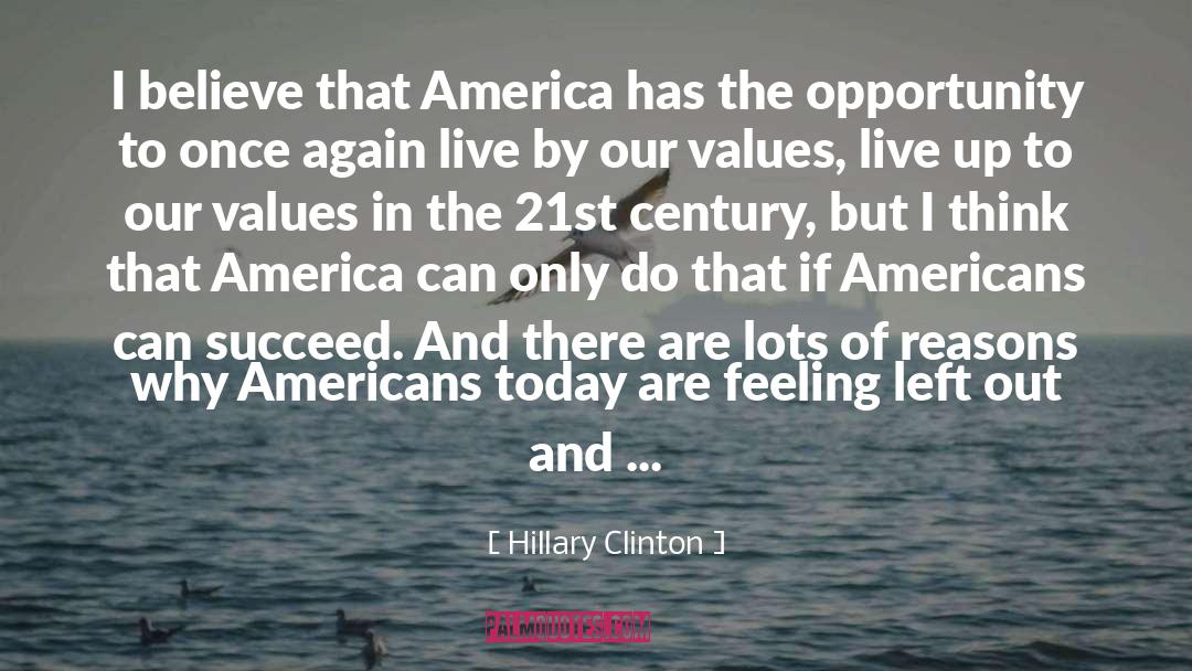 Our Values quotes by Hillary Clinton
