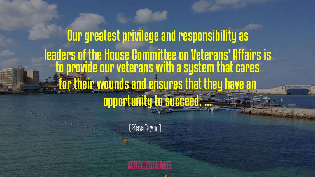 Our Veterans quotes by Steve Buyer