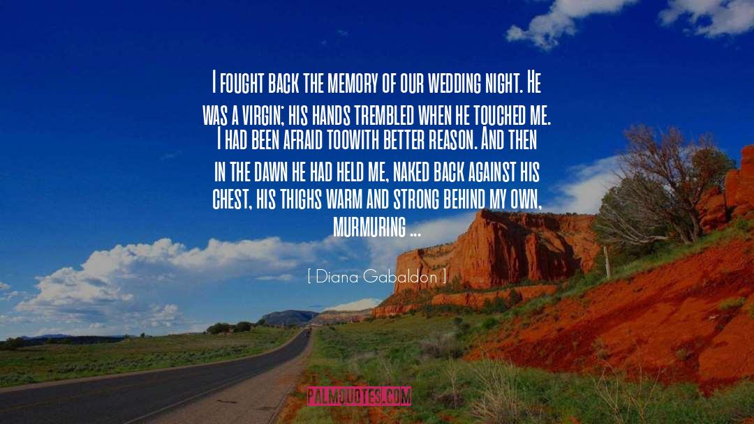 Our Wedding quotes by Diana Gabaldon