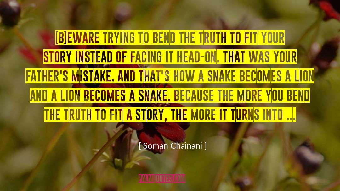 Out Facing quotes by Soman Chainani