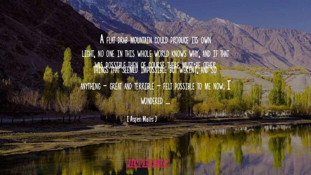 Out In The World quotes by Aspen Matis