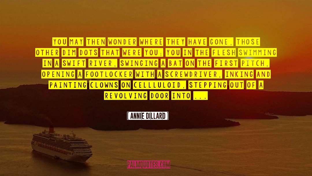 Out Of Character quotes by Annie Dillard