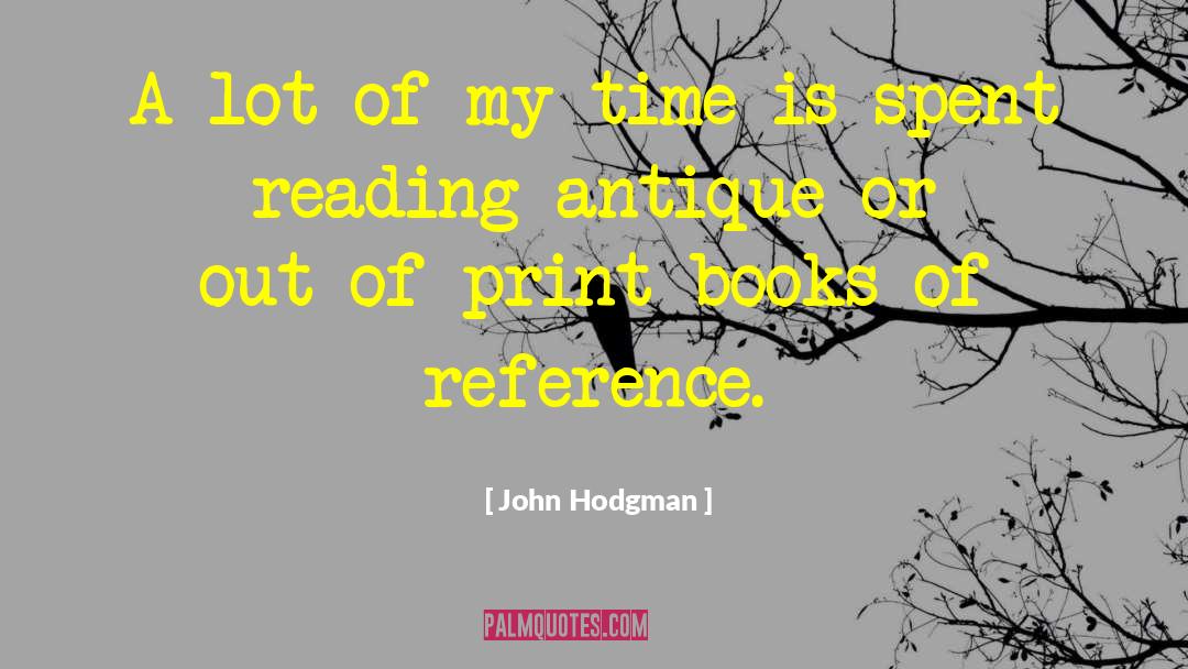 Out Of Print quotes by John Hodgman