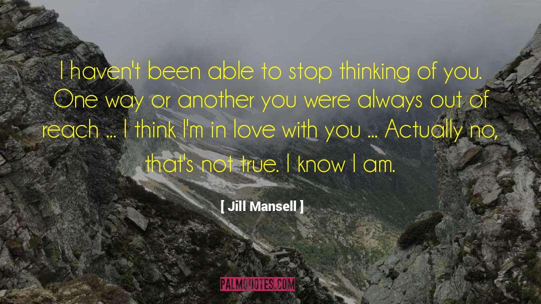 Out Of Reach quotes by Jill Mansell