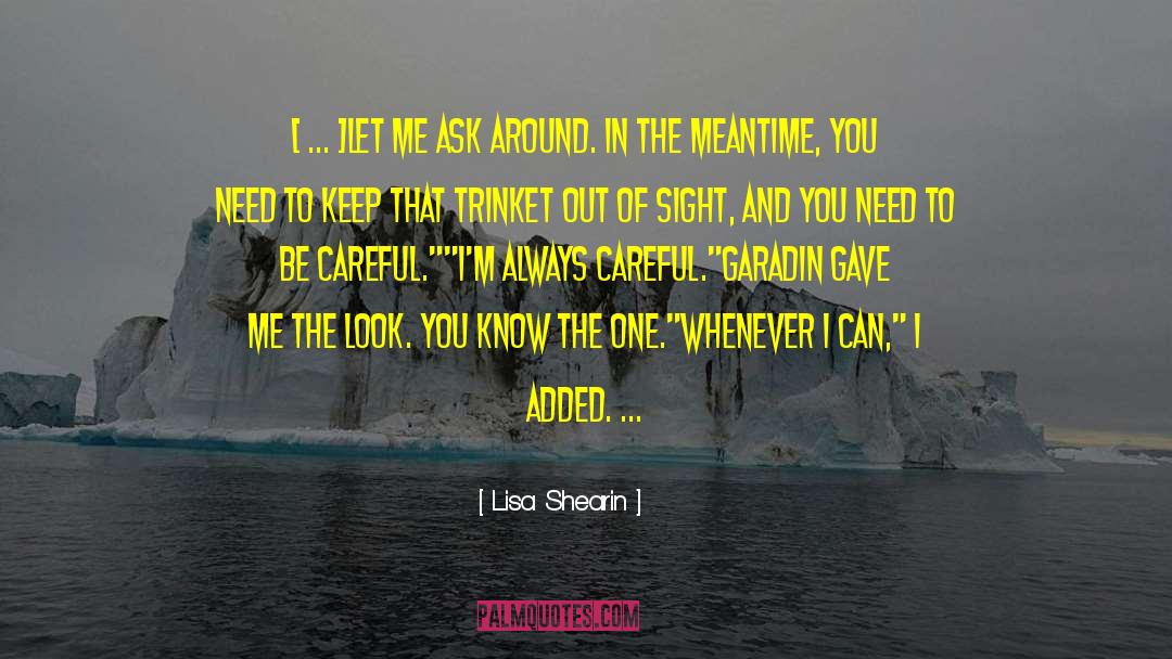 Out Of Sight quotes by Lisa Shearin