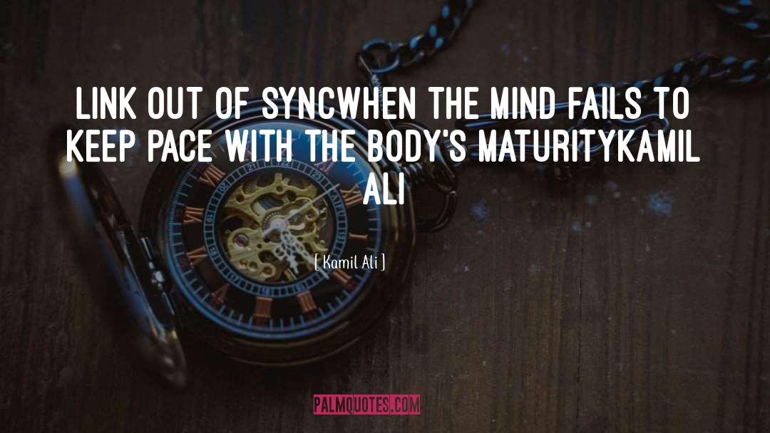 Out Of Sync quotes by Kamil Ali