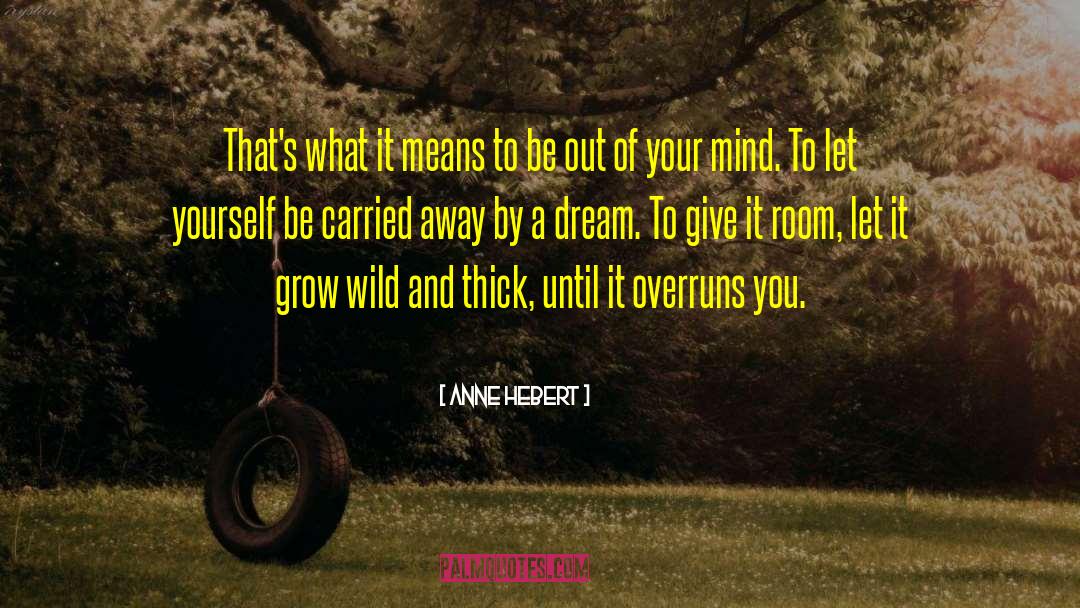 Out Of Your Mind quotes by Anne Hebert