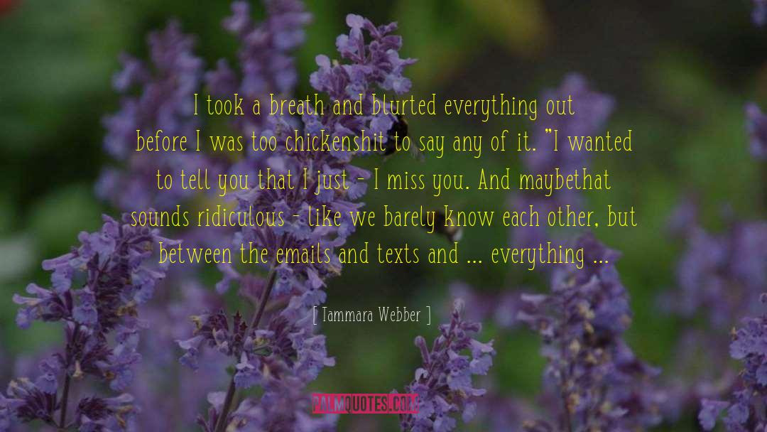 Out Side The Box quotes by Tammara Webber