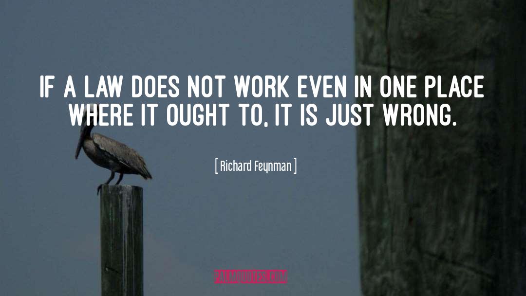 Out To Work quotes by Richard Feynman