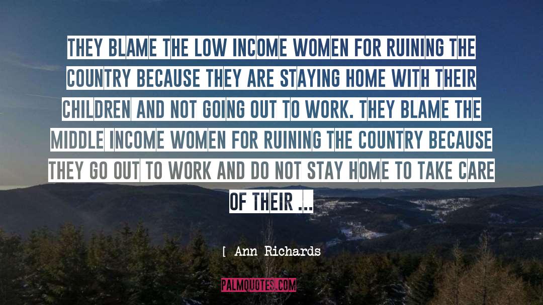 Out To Work quotes by Ann Richards