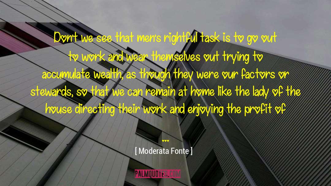 Out To Work quotes by Moderata Fonte