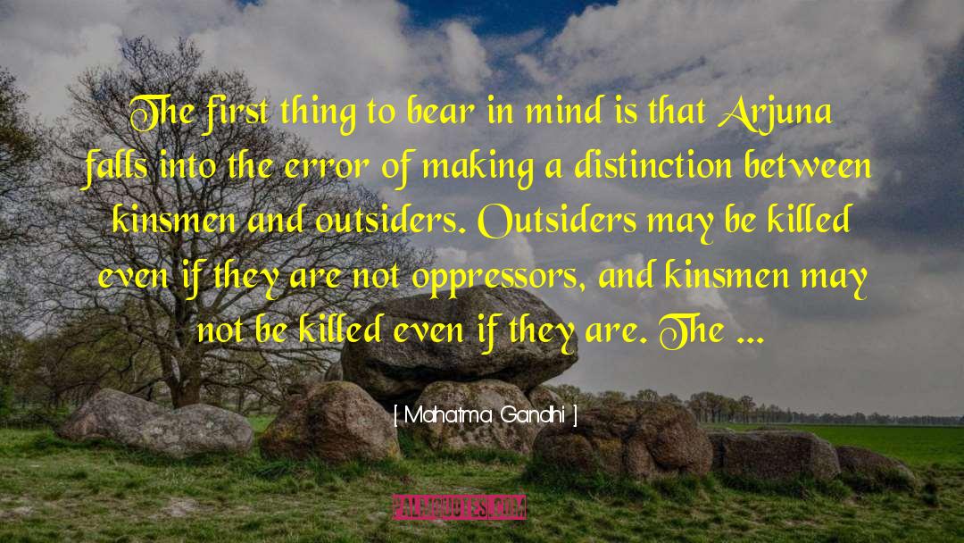 Outcasts And Outsiders quotes by Mahatma Gandhi