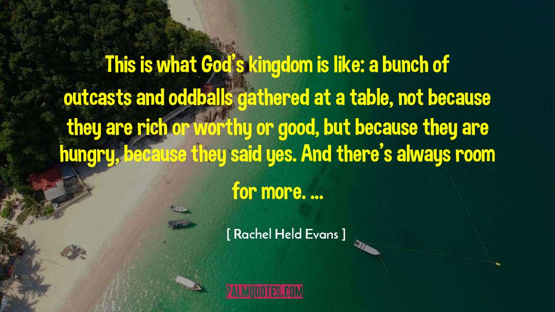 Outcasts quotes by Rachel Held Evans